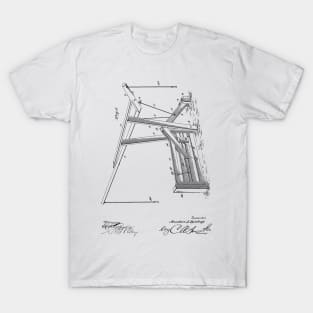 Gate Vintage Patent Hand Drawing T-Shirt